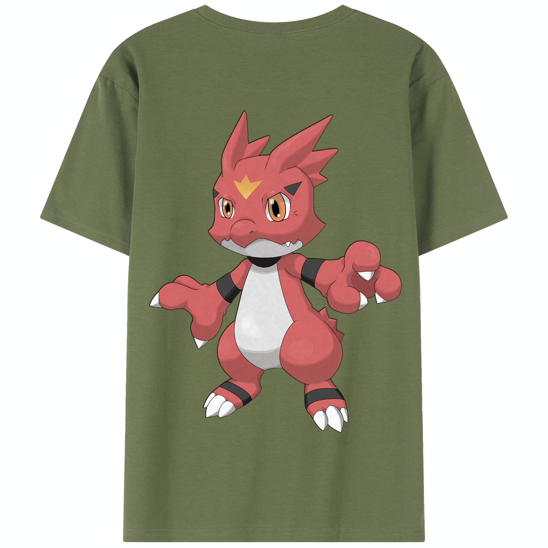 （画像用） Digimon デジタルモンスター/デジモン 綿100％半袖Tシャツ（背面プリント）